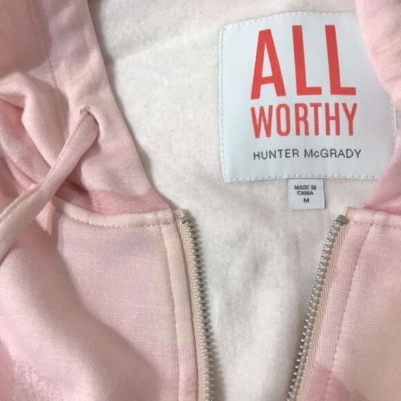 All Worthy Hunter McGrady Print or Solid Zip Front Hoodie - Picture 3 of 4